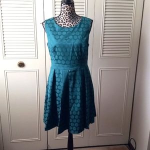 Forever 21 green sleeveless dress size L open back